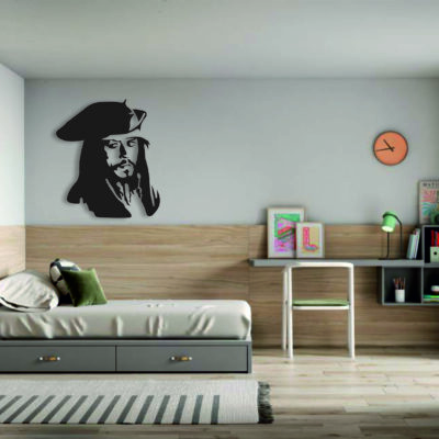 Cuadro Metálico Jack Sparrow